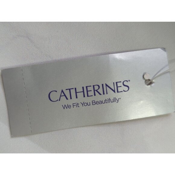 Catherines Black Label Size 4X Womens Blue Sleeveless Stretch Midi Dress New - Picture 3 of 13